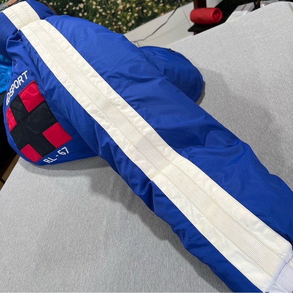 VINTAGE 90βs POLO SPORT RALPH LAUREN , ARTIC CHALLENGE QUILTED PUFFER JACKET - Picture 4 of 15